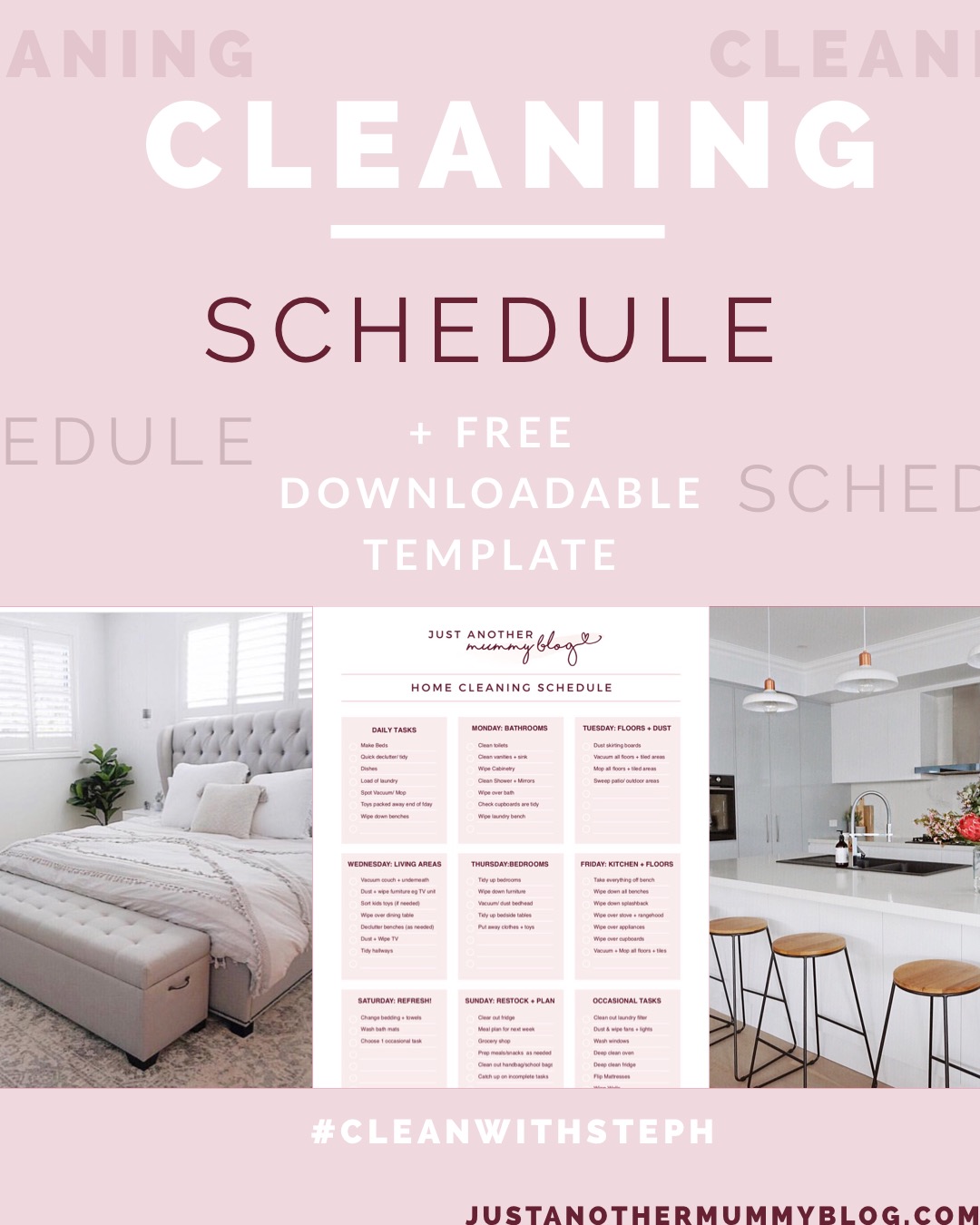 My Cleaning Schedule For The Home Just Another Mummy Blog